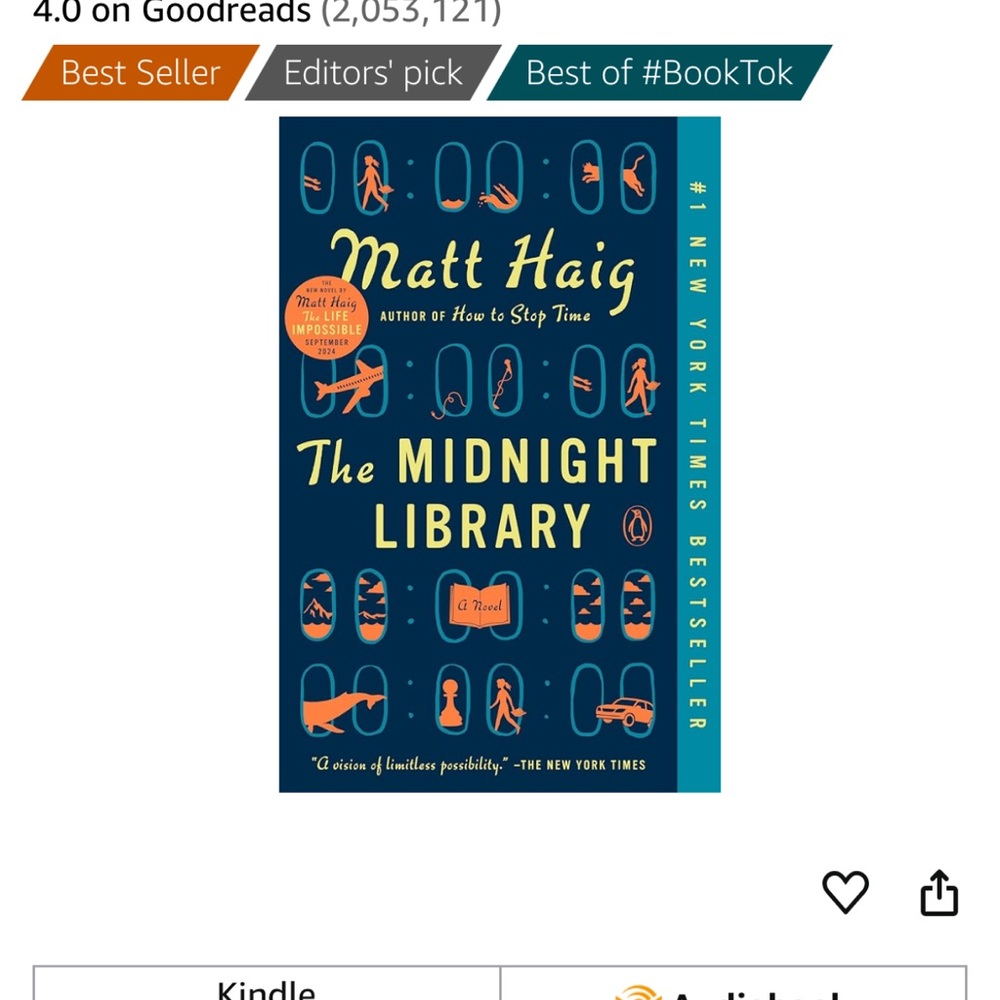 The Midnight Library by Matt Haig